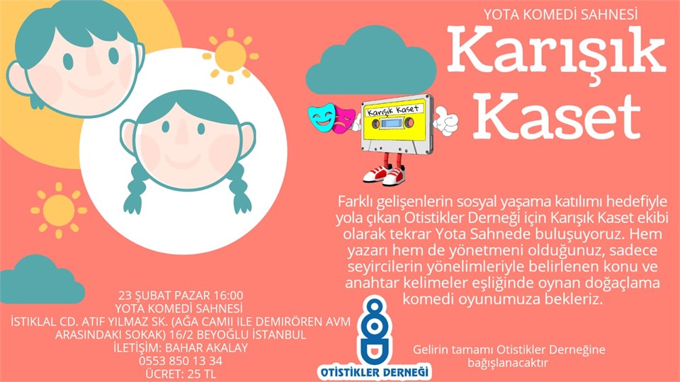 Doğaçlama Tiyatro Gösterisi (Otistikler Derneği Yararına)