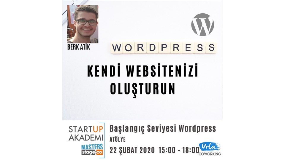 Kendi Websitenizi Oluşturun/Başlangıç Seviyesi Wordpress Atölyesi