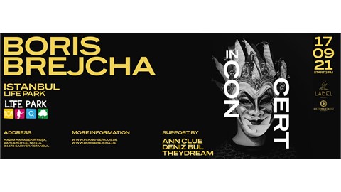 BORIS BREJCHA IN CONCERT | İSTANBUL