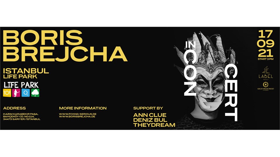 BORIS BREJCHA IN CONCERT | İSTANBUL