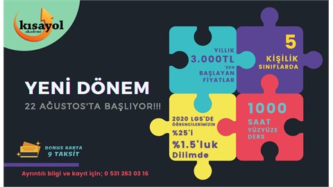 2020 - 2021 Eğitim Dönemi LGS Hazırlık