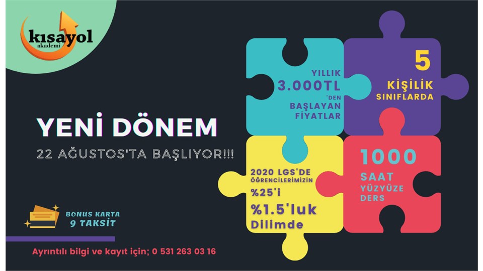 2020 - 2021 Eğitim Dönemi LGS Hazırlık