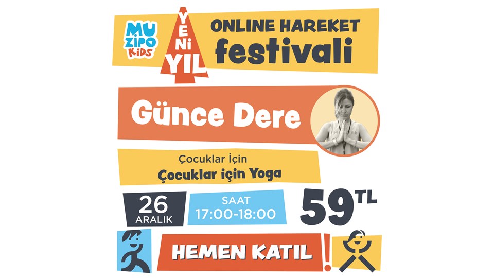 Muzipo Kids Çocuklar için Yoga Atölyesi | ONLINE