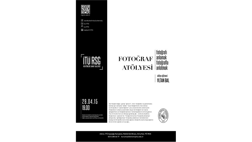Fotoğraf Atölyesi "Fotoğrafı Anlamak Fotoğrafla Anlatmak"