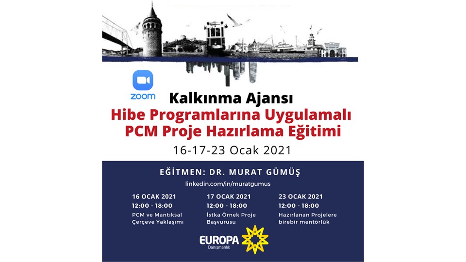Kalkınma Ajansı Hibe Programlarına Uygulamalı PCM Proje Hazırlama Eğitimi