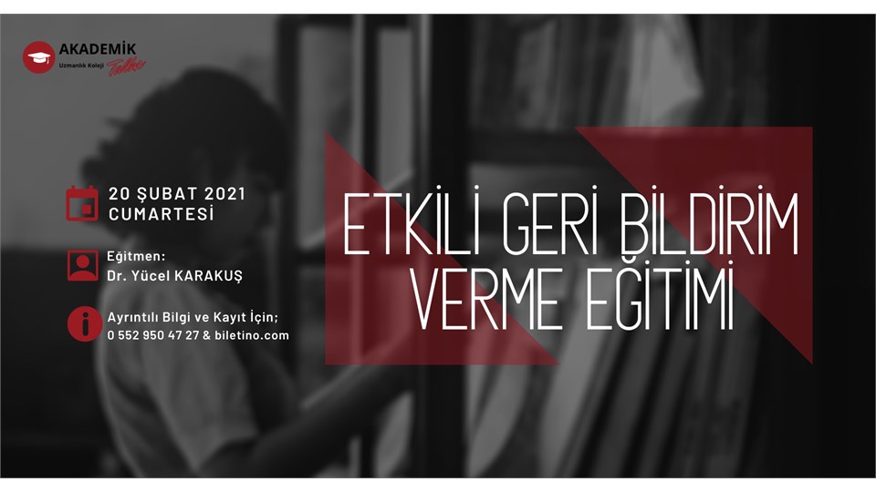 Etkili Geri Bildirim Verme Becerileri Eğitimi