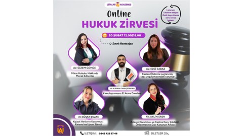 Ustalar Akademisi Online Hukuk Zirvesi / 2 