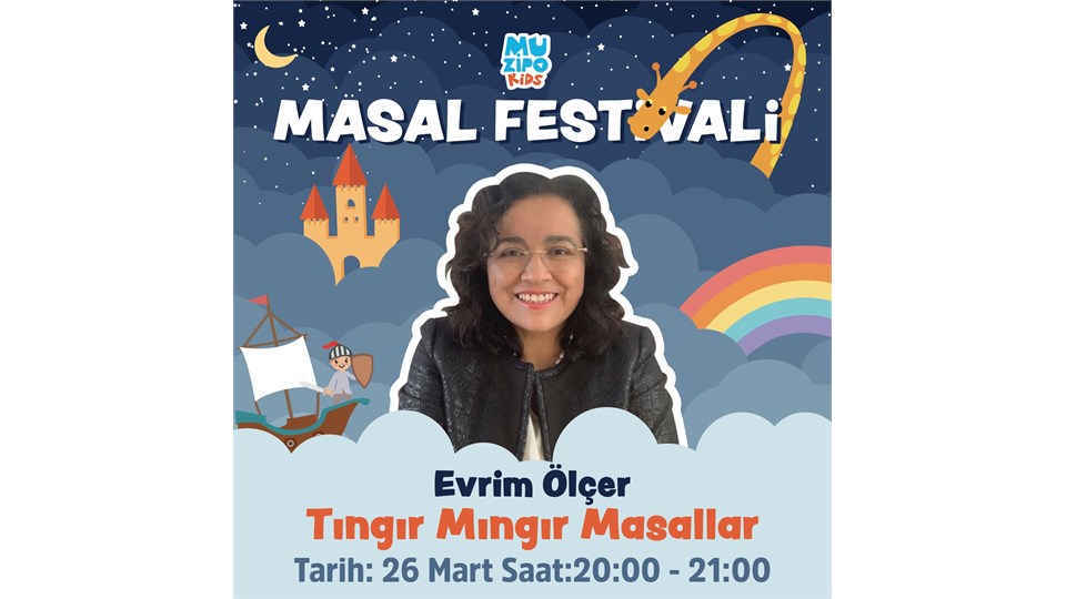 Muzipo Kids | Evrim Ölçer ile Tıngır Mıngır Masallar Saati | ONLINE