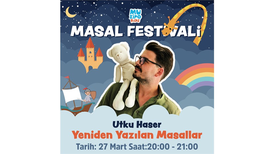 Muzipo Kids | Utku Haser ile Yeniden Yazılan Masallar Atölyesi | ONLINE