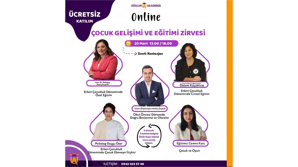 ÇOCUK GELİŞİMİ VE EĞİTİMİ ZİRVESİ