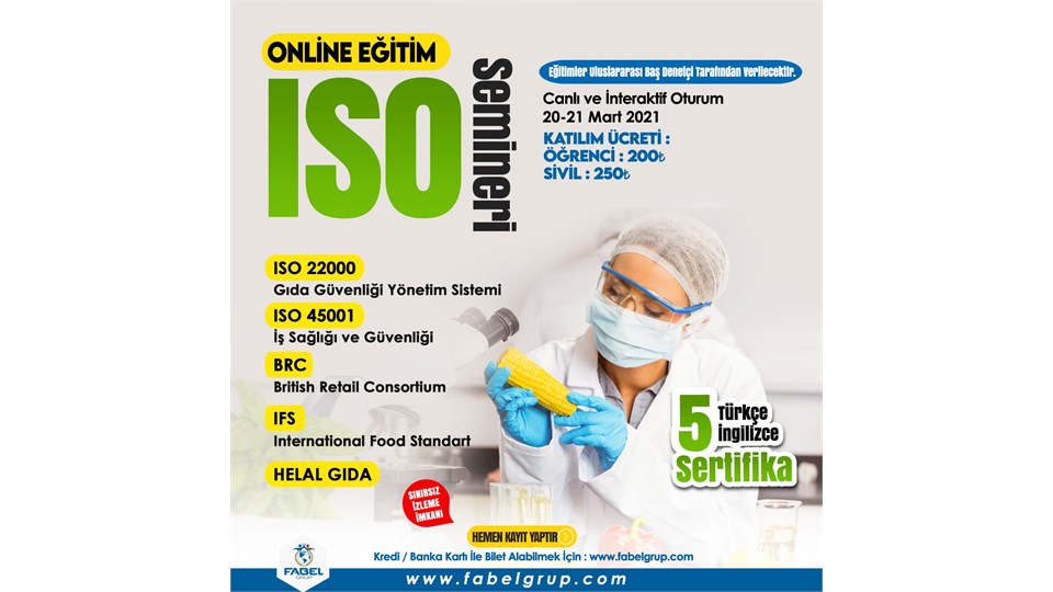 ONLINE ISO KALİTE YÖNETİM SİSTEMLERİ GELİŞİM ZİRVESİ -3-