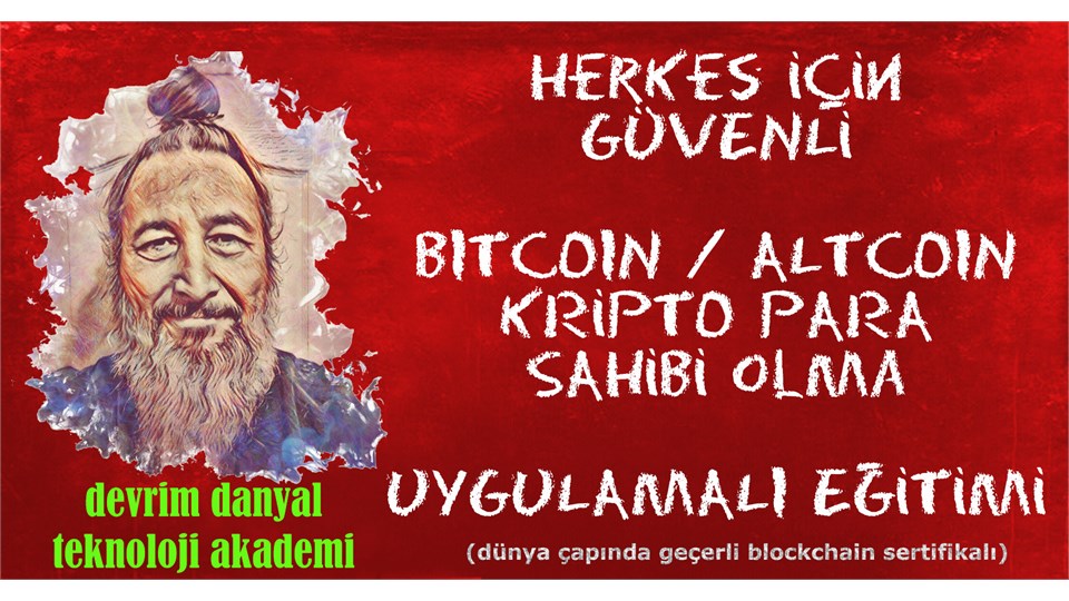 Herkes İçin Uygulamalı Kripto Para Sahibi Olma Eğitimi - 29 Mart