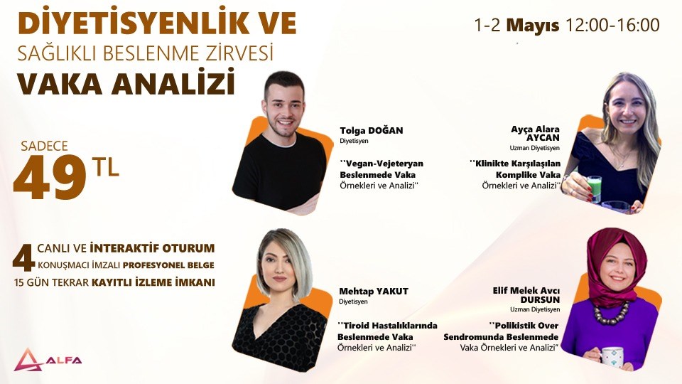 VAKA ANALİZİ: DİYETİSYENLİK VE SAĞLIKLI BESLENME ZİRVESİ / 1-2 Mayıs