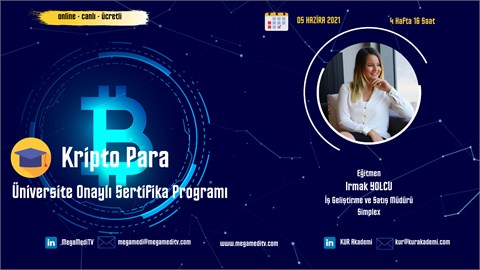 Kripto Para  Üniversite Onaylı Sertifika Programı Eğitimi (Ücretli)