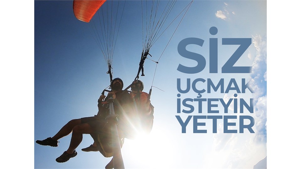 Kayseri Ali Dağ Yamaç Paraşütü Tandem Uçuş Bileti