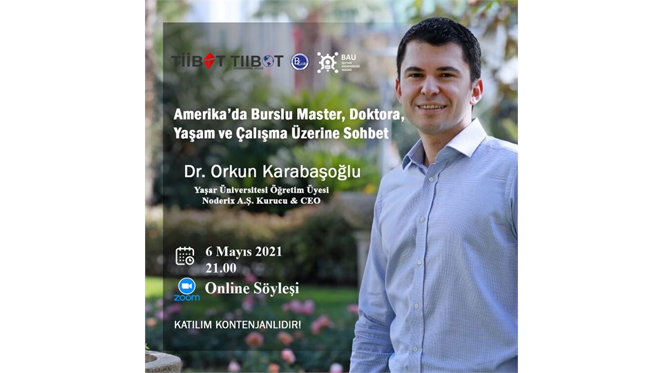 Amerika'da Burslu Master, Doktora, Yaşam ve Çalışma Üzerine Sohbet