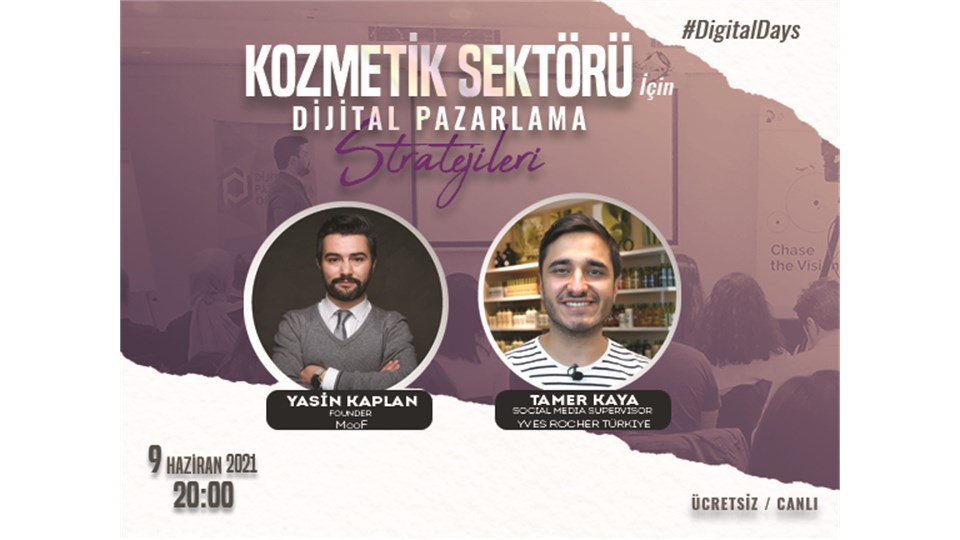 DigitalDays Online-Ücretsiz: Kozmetik Sektörü İçin Dijital Pazarlama Stratejileri
