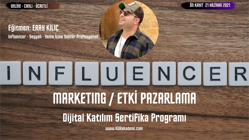 Influencer Marketing / Etki Pazarlama Dijital Katılım Sertifika Programı