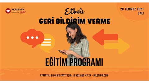 Etkili Geri Bildirim Verme Becerileri