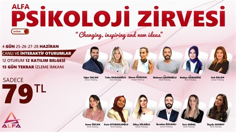 Online PSİKOLOJİ ZİRVESİ / 25-26-27-28 Haziran