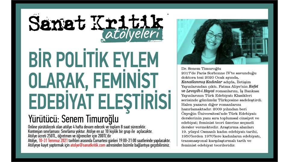 Sanat Kritik-Senem Timuroğlu-Bir Politik Eylem Olarak Feminist Edebiyat Eleştirisi