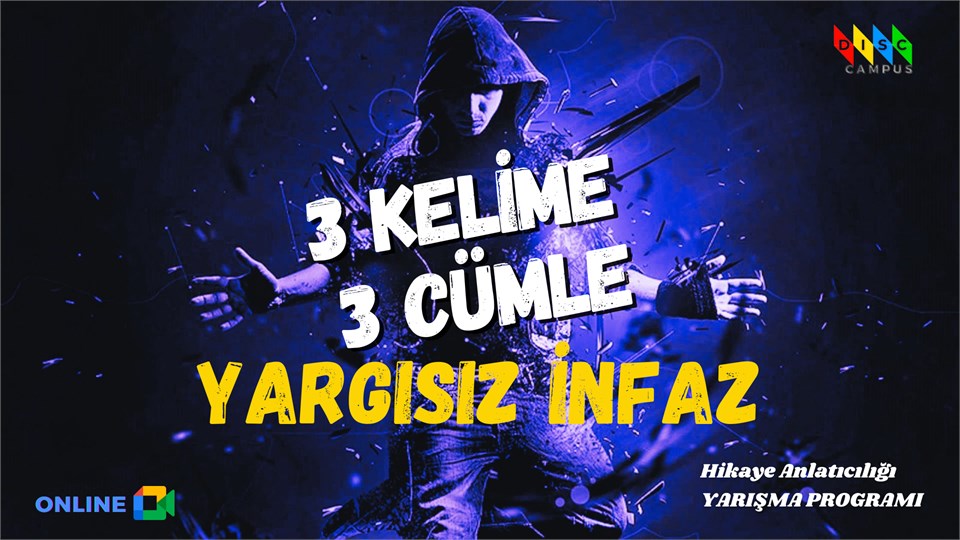 ''3 KELİME 3 CÜMLE YARGISIZ İNFAZ'' Online Yarışma ÜCRETSİZ