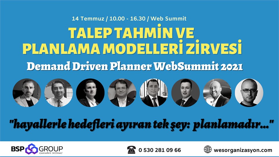 Talep Tahmi̇n ve Planlama Modelleri̇ Zi̇rvesi̇