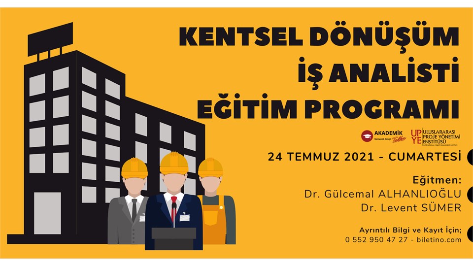 Kentsel Dönüşüm İş Analisti Eğitim Programı
