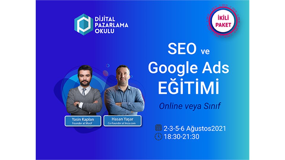 Google Ads & SEO Eğitimi (İKİLİ PAKET FIRSATI)