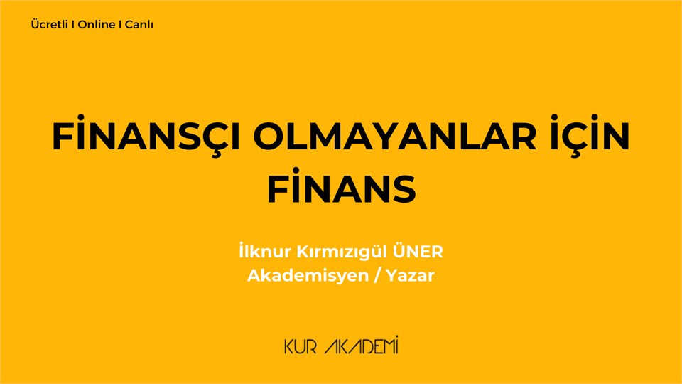 Finansçı Olmayanlar için Finans