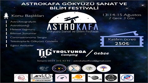 Astrokafa Gökyüzü Sanat ve Bilim Festivali 