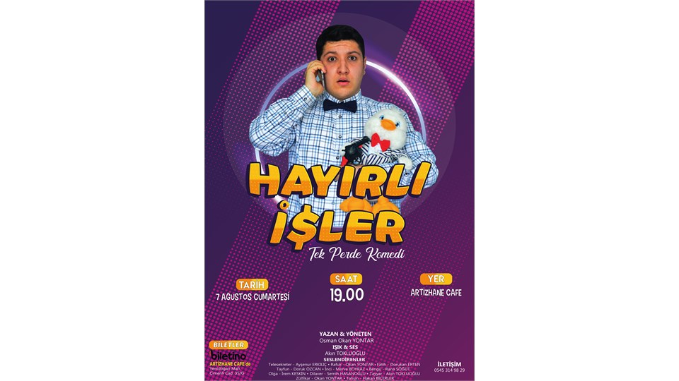 Hayırlı İşler - Tek Kişilik Komedi - (19:00)