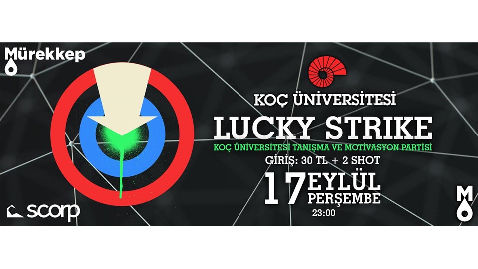  Lucky Strike "Koç Üniversitesi Tanışma&Motivasyon Partisi"
