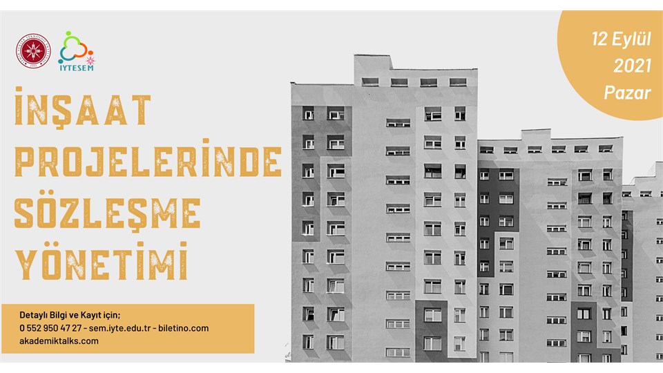 İnşaat Projelerinde Sözleşme Yönetimi