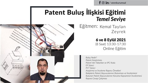 PATENT BULUŞ İLİKİŞİ EĞİTİMİ-Temel Seviye
