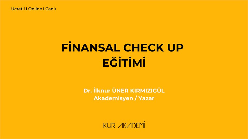Finansal Check Up Eğitimi