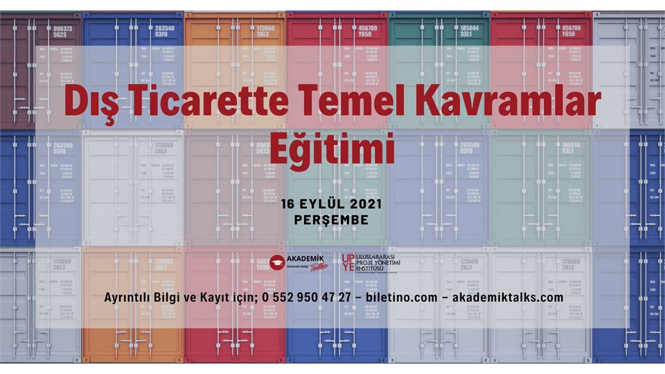 Dış Ticarette Temel Kavramlar Eğitimi