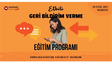 Etkili Geri Bildirim Verme Becerileri