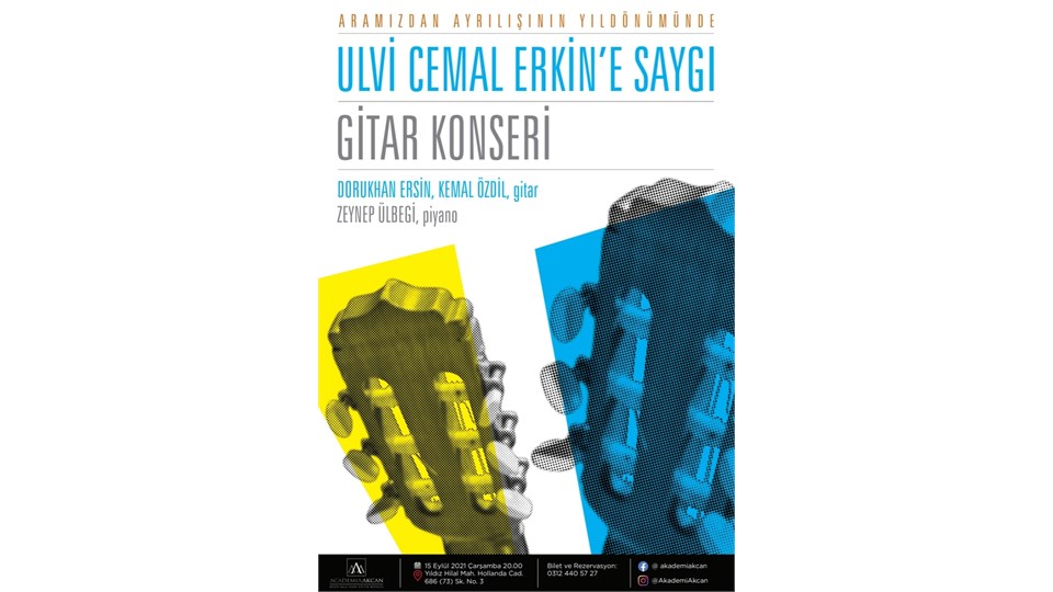 ULVİ CEMAL ERKİN'E SAYGI - GİTAR KONSERİ