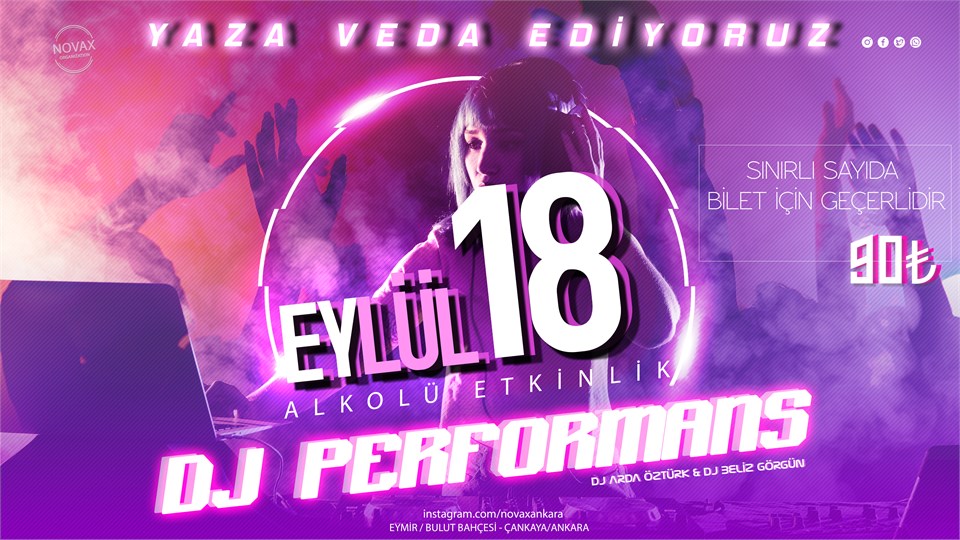 Novax ile YAZA VEDA - DJ PERFORMANS