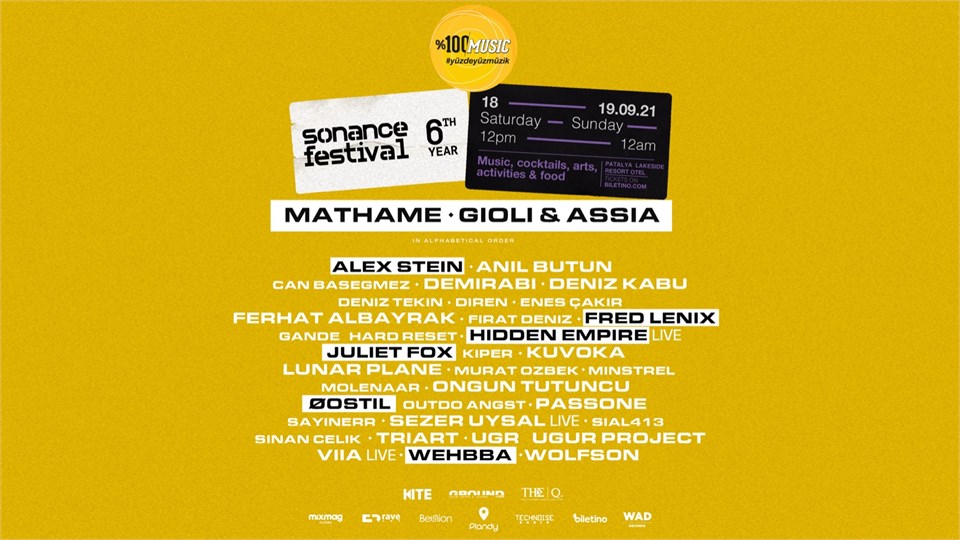 Sonance Festival 2021 / Patalya Lakeside Resort