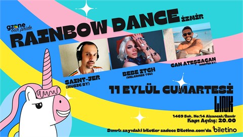 GZone Rainbow Dance Party İzmir - CUMARTESİ