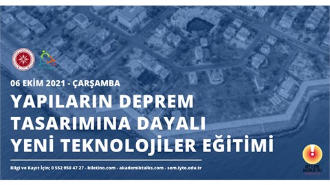 Yapıların Deprem Tasarımına Dayalı Yeni Teknolojiler