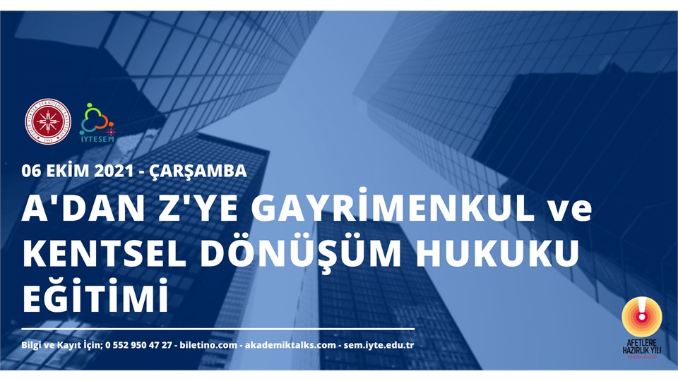 Kentsel Dönüşüm ve Gayrimenkul Hukuku