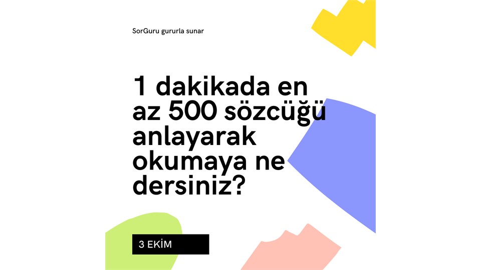 Anlayarak Hızlı Okuma Teknikleri (Sertifikalı)
