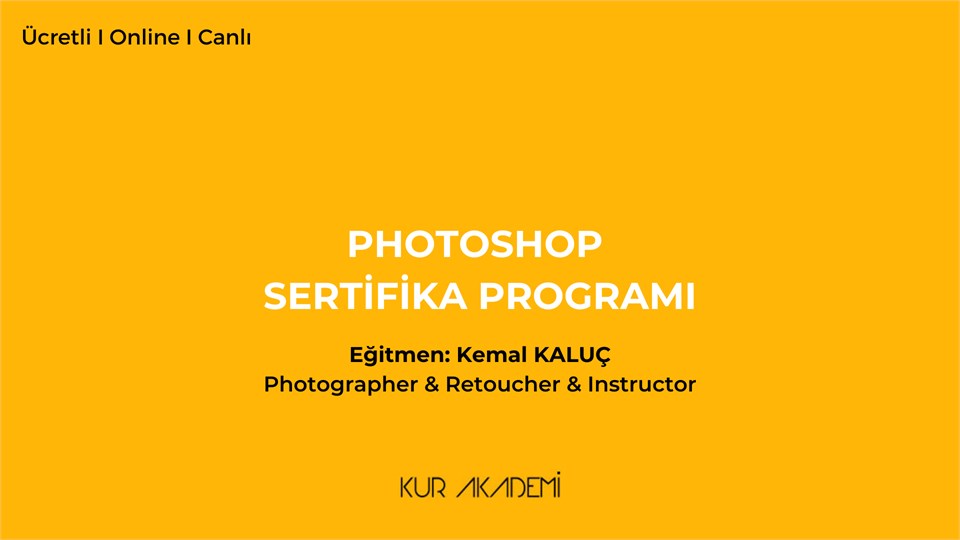 Photoshop Sertifika Programı