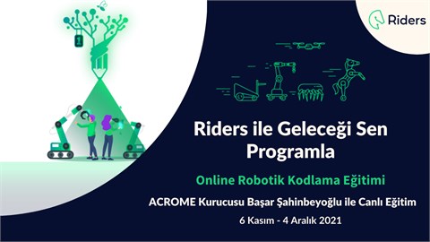 Riders Online Canlı Robotik Kodlama Eğitimi 