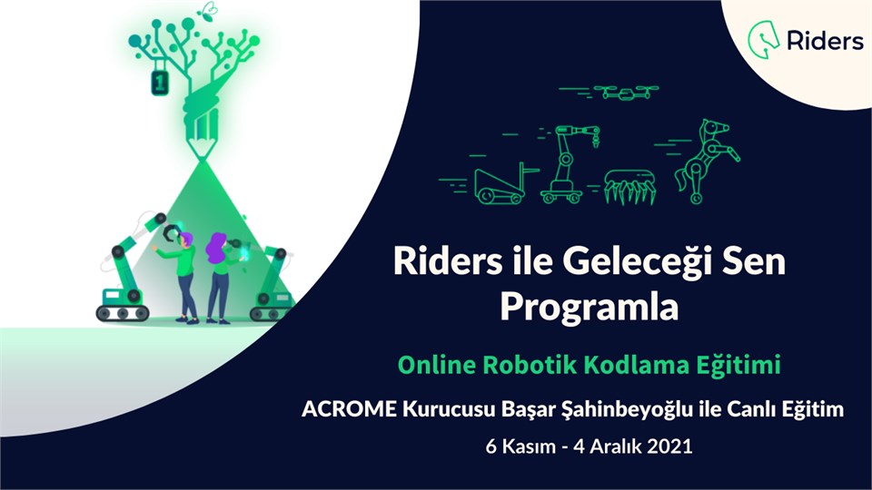 Riders Online Canlı Robotik Kodlama Eğitimi 