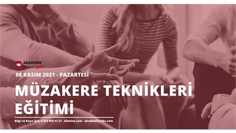 Müzakere Teknikleri Eğitimi