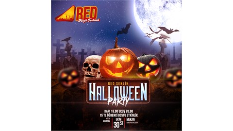 Red Şenlik Hallowen Party!